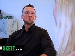 Kinderhüterin, Betrug, Schmuddelige sprache, Aufs gesicht abspritzen, Hd, Ehemann, Monster, Natürlichen titten