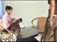 Asiatique, Nana, Groupe, Hard, Étudiant, Thaïlandaise