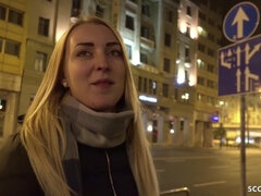 18 jaar, Blond, Pijpbeurt, Diep in de keel, Lul, Duits, Openbaar, Tiener