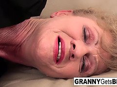 A couple of horny grannies get fucked in the ass by BBC