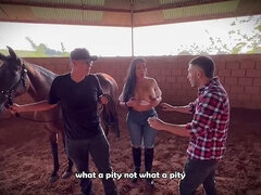 Enthousiasteling, Grote mammen, Pijpbeurt, Braziliaans, Hondjeshouding, Vrouw, Latijnse vrouw, Rijden