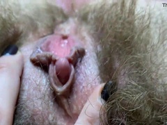 Clitoris grande, Acercamiento, Compilación, Fetiche, Peludo, Hd, Coño, Solo