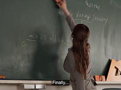 Schönheit, Grosse titten, Blasen, Fingern, Japanische massage, Lecken, Lehrer, Titten