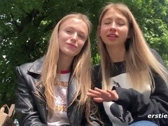 Amateur, Doigter, Allemand, Embrassement, Lesbienne, Léchez, Chatte, Jouets