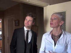 Anal, Cul, Blonde, Sucer une bite, En gros plan de très près, Français, Mature anale, Cheveux courts