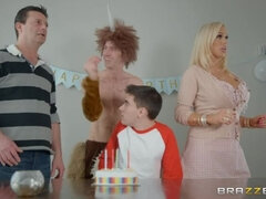 Blond, Stel, Sperma shot, Hondjeshouding, Vingeren, Doordringend, Kort haar, Billekoek