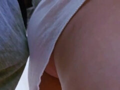 Bus, Voiture, Queue, Culottes ou slips, Public