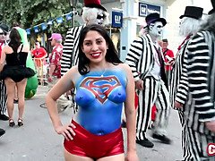 Érotique, Exhib, Peloter, Groupe, Hd, Nue, Nudiste, Adolescente