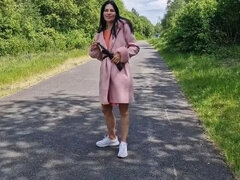 Amateur, Brunette brune, Hd, Nue  à poil, Nue, De plein air, Culottes ou slips, Pisser