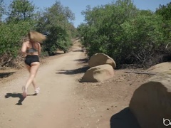 アナル, お尻, デカチン, フェラチオ, チン, なめる, 自然山雀, アウトドア