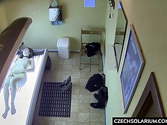 Braunhaarige, Hd, Muschi, Realität, Rasiert, Solarium, Eng, Spanner