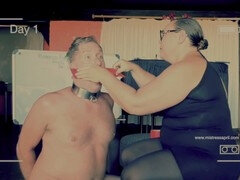 Africain, Anal, Gros cul, Bondage, Domination, Bâillonner, Collant, Punition