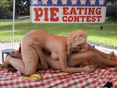 フェラチオ, コンテスト, ディルド, バック, 食べ物, Hd