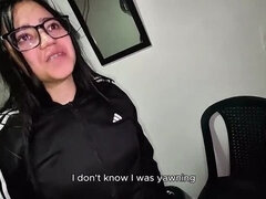 Homemade Blowjob After Dinner with Colombian Teen Girlfriend