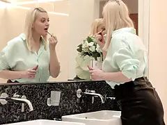 Grosse titten, Blondine, Blasen, Süss, Hd, Nackt, Polisch, Titten