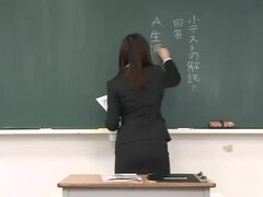 Asiatique, Brunette brune, Bukkaké, Tir de sperme, Japonaise, Professeur