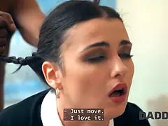 18 jahre, Braunhaarige, Hd, Interrassisch, Monster, Schreiend