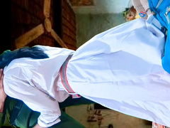 Schönheit, Grosser schwanz, Hochschule, Selbstgemacht, Indisch, Rock, Student, Uniform