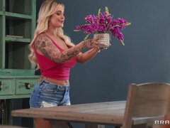 Exciting MILF pornstars interracial sex emotional clip