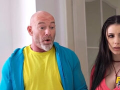 Culo grande, Mamada, Morena, Vestido, Besar, Pov, Coño, Trio