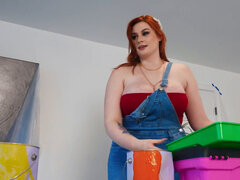 Grosse titten, Blondine, Braunhaarige, Lesbisch, Rotschopf