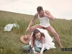 Beauté, Tromperie, Couple, Européenne, Hard, Seins naturels, De plein air, Mariage