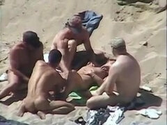 Amateur, Playa, Atrapados, Desnudo, Desnudo, Nudista, Espía, Voyeur
