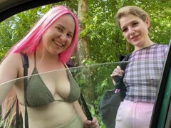 18 летние, Большие сиськи, Минет, В машине, Ласковые ручки, Хд, На природе, Втроем