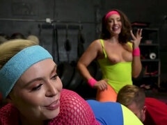 Yoga girls want this dude to please them in the pussy