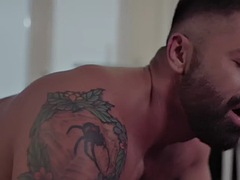 Gay fucked in the ass penetrated hard by a BBC in the tight ass