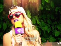 デカパイ, 茶髪の, ハードコア, 裸, オマンコ, 現実, タトゥー, オッパイの