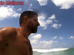 Having Fun On A Nudist Beach With La Round Ass Italian Cherry