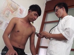 Medical fetish fun with Asian duo Argie and Freddy