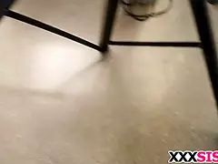 Blond stepsis Lily Rader takes a slamming