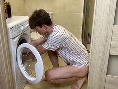 Young guy Rushlightdante steals some underwear and gets off with a big cumshot