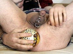 Extreme fisting and prolapse play with intense anal stretching