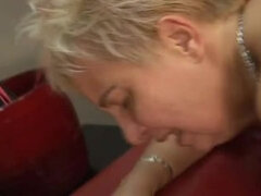 お尻, ブロンド, フェラチオ, 古典, チン, お婆さん, オマンコ, オッパイの