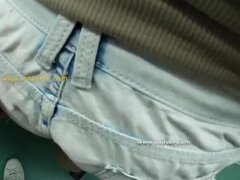 Arabe, Cul, Voiture, Queue, De plein air, Culottes ou slips, Public, Train