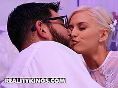 Reality Kings - Small hooter bride Kiara Cole gets loves yam-sized shaft