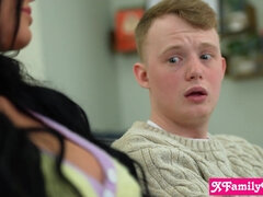 デカ尻, デカパイ, フェラチオ, 家族, Hd, 淫乱熟女, 母, 義母