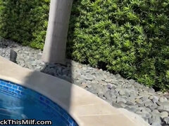 素人, お尻, ドイツ人, プール, ハメ撮り, オマンコ, スインガー, オッパイの