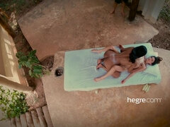 Negro, Morena, Afeitado, Tetas