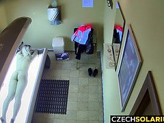 Geschnappt, Tschechisch, Hd, Solarium, Spion, Netzkamera