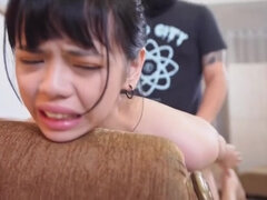 Aziatisch, Bruinharig, Lul, Fetisj, Harig, Natuurlijk, Kut duiken, Tieten likken