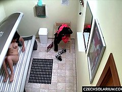 Leie, Braunhaarige, Tschechisch, Fingern, Hd, Muschi, Solarium, Solo