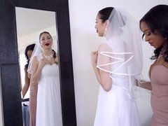 Maid Anya Ivy gives the groom one last fuck before his wedding