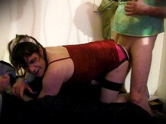 Anal, Cul, Brutal, Bite énorme, Petite femme, Transsexuelle, Fessée, Jarretelles