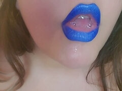 Blue Lips and Saliva Fetish: Teen's First-Time Experience