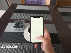 Mooi, Grote kont, Vriendje, Klietelaar, Hondjeshouding, Naakt, Gezichtspunt, Zuigen