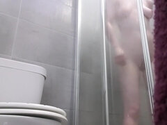 College Dorm Shower Voyeur